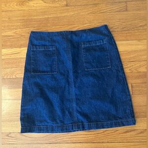 Boden Denim Skirt, 12 LONG